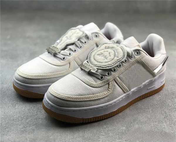 

2019 wholesale new 10x low 1 x travis scotts one running shoes for men the pure white sports trainer women designer shoes l01