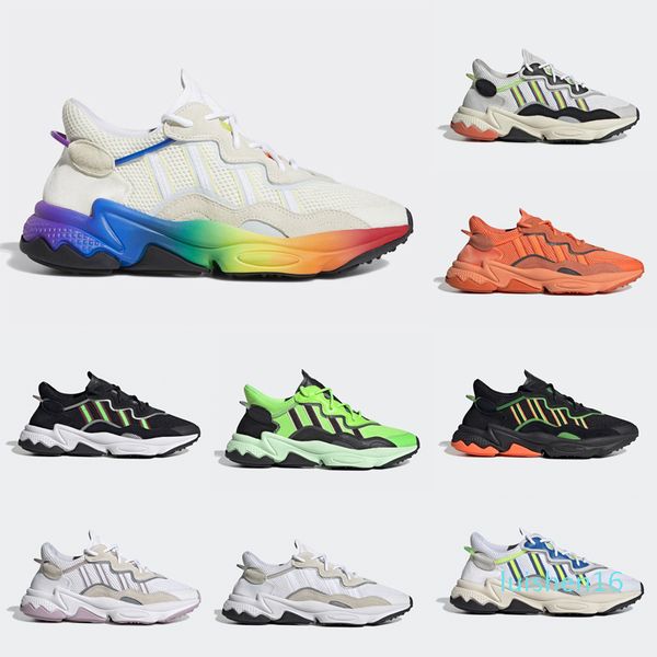 

classic pride reflective xeno ozweego for men women casual shoes neon green era pack trainer sports sneakers chaussures 36-45 l16, Black
