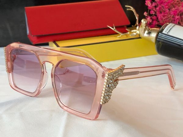 

0381 sunglasses women diamond fashion designer popular charming goggles sunglasses uv protection sunglasses come with package, White;black