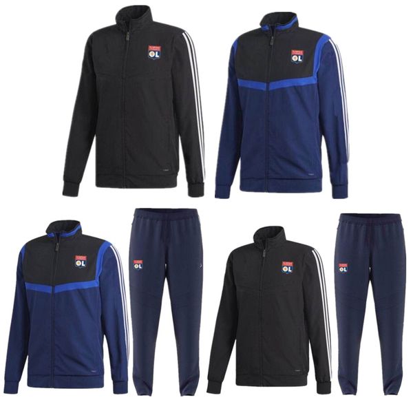 

New 2019 2020 lyon track uit maillot de foot 2019 20 lyon kit jacket football chandal urvetement