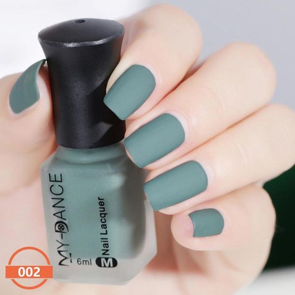 

matte nail polish mirror long lasting nail art varnish 11 colors 6ml quick dry satin frosted bottle gel new
