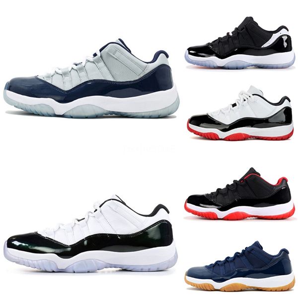 

jumpman 11 fearless unc patent mens basketball shoes 11s low pine green black nc bloodline designer zoom white 3 sneakers trainers #254