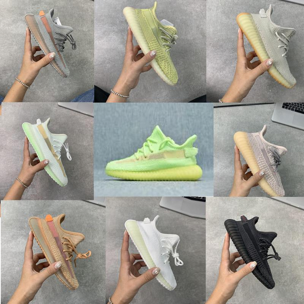 

2020 kids kany west designer yeezy 350 v2 women men zebra synth clay antlia black blue tint sesame semi frozen yellow size 26-4160c#