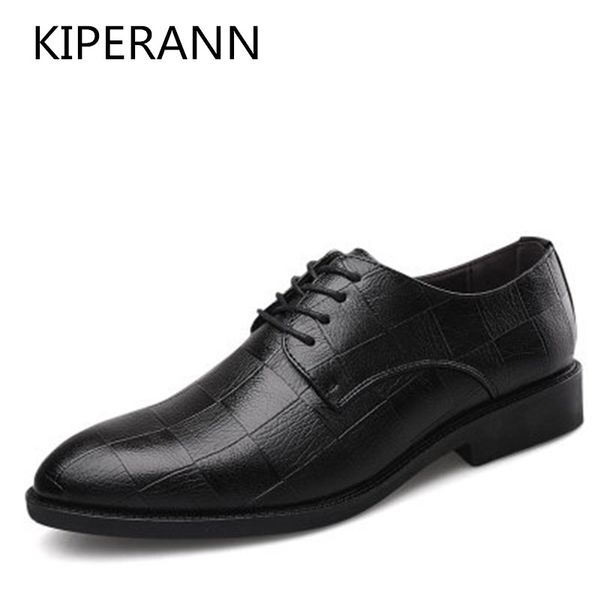 

2018 men's shoes pointed men's dress shoes oxford fashion dress dance 38-48