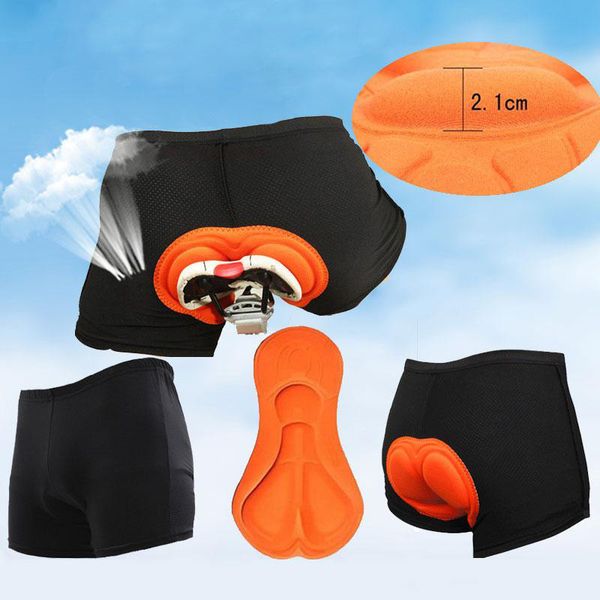 

short pants padded size s-xxl bicycle riding bike men new 3d cycling wearproof, Black