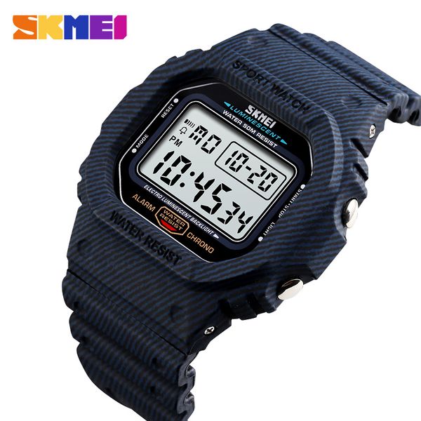 

SKMEI Outdoor Sport Watch Men 5Bar Waterproof Watches Alarm Clock Week Display Fashion Digital Watch reloj hombre 1471
