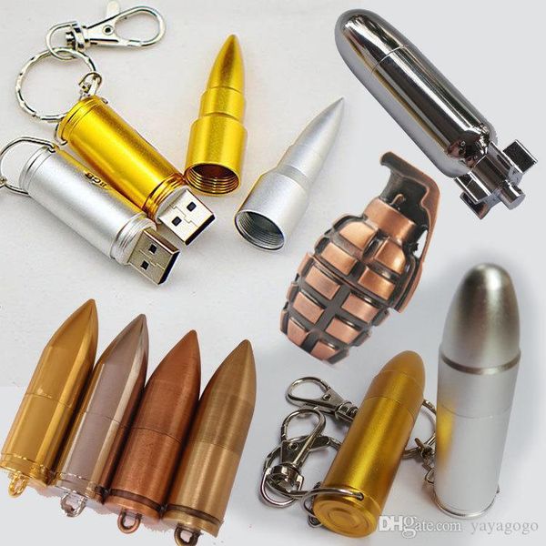 

2019 new arrival usb 3.0 metal bullet bomb usb flash drive pendrive 8gb 16gb 32gb 64gb memory stick pen drive u disk for popular gift