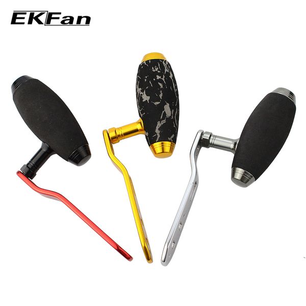 

ekfan eva knob + metal handle for baitcasting fishing reel t-shaped 8*5mm double holes fishing handle for daiwa