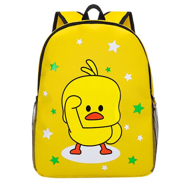 

children's backpack cartoon cute kindergarten student bag animation duckling boys and girls backpack mochila shoulder rucksack