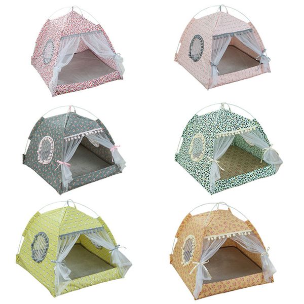 

pet tent cloth foldable pet fence detachable washable cat and dog cage