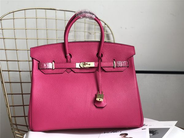 

aprilla 25cm 30cm 35cm golden metal bag real first layer cow leather handbag crossbody women shoulder bags 10b02#