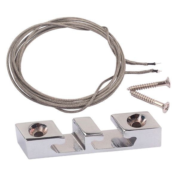 

single conductor braided shield cable guitar pickup wire 22awg 300cm length with roller string retainer tree