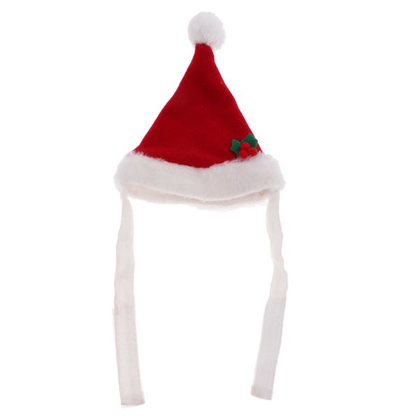 

red pet christmas hat lovely christmas santa hat for small pet kitten doggy