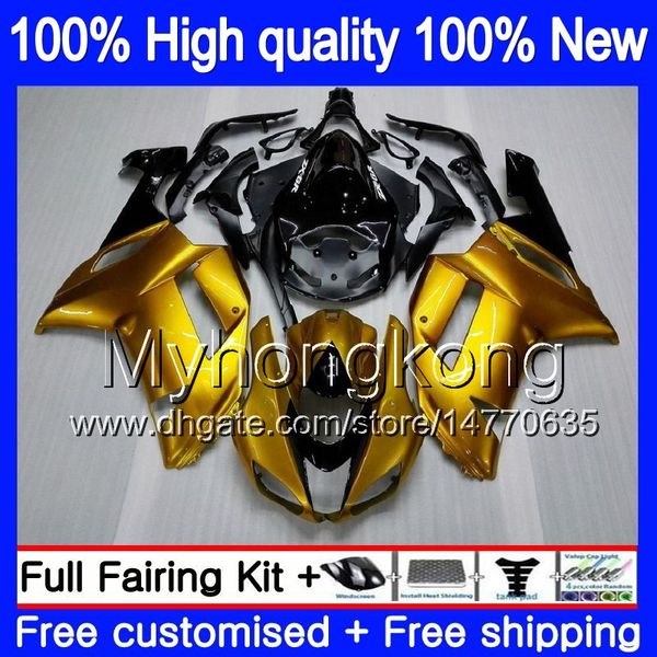 Corpo + 8Gifts para a Kawasaki ZX 6R 6 R 600cc ZX636 2007 2008 209MY.19 agradável Gloss ouro ZX636 ZX600 600 ZX6R 07 08 ZX 636 ZX6R 07 08 carenagens