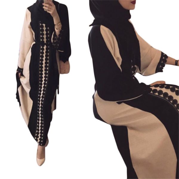 

новый урожай женщины тонкий лето повседневная платье с длинным рукавом абая мягкое платье для кафтана исламская мусульманскаятурецкая арабск, Red