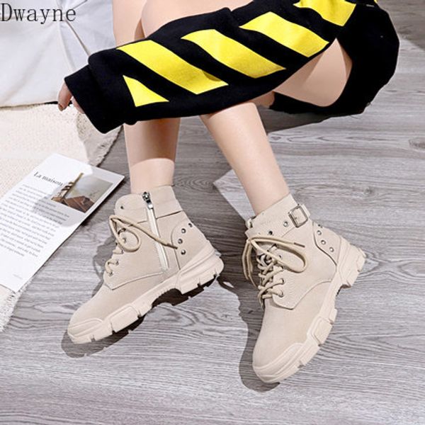 

boots 2020 new british wind breathable wild short boots tide, Black