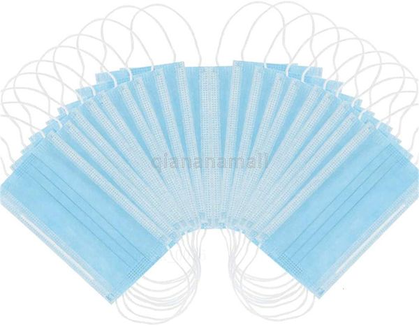 

dust disposable masks proof breathable mouth and nose mask three layers 50pcs of melt blown cloth supplies mask