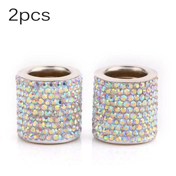 

sparkling look headrest ring 2pcs crystal diamond seat decorative interior