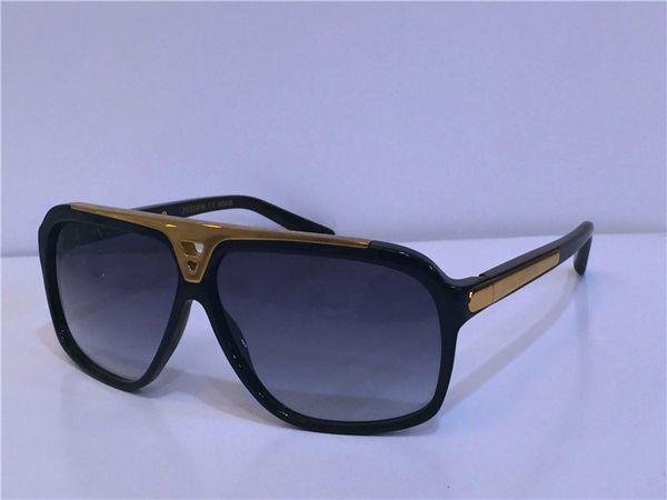 

men fashion design sunglasses millionaire evidence sunglasses retro vintage shiny gold summer style laser logo z0350w quality, White;black