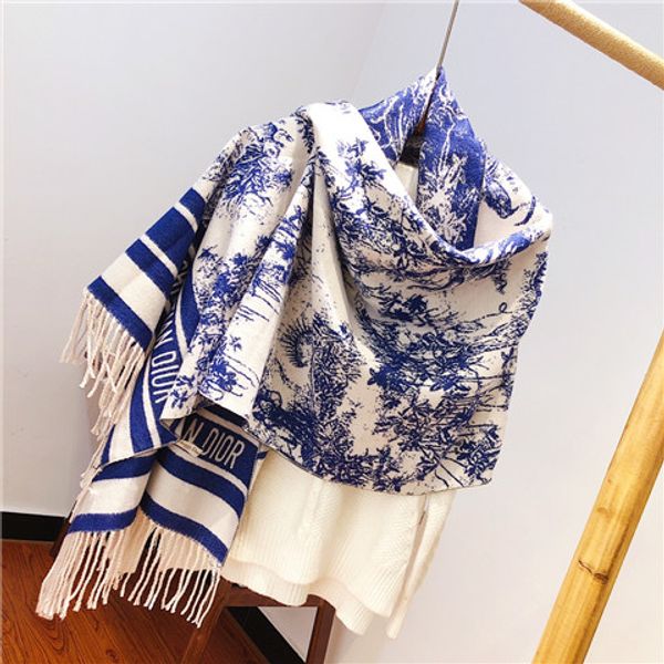 

марка шарф кашемир шарфы качества кашемировые шарфы для мужчин и женщин с оригинальными этикетками, показывая подлинные картины шарфы, Blue;gray