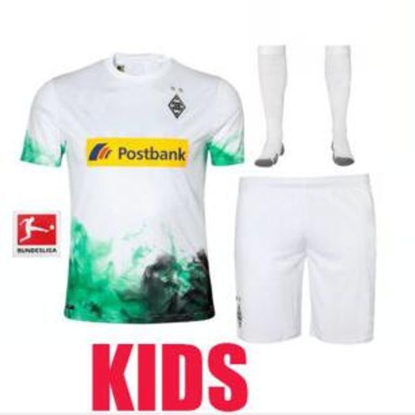 

2019 боруссия менхенгладбах дома дети комплект+носки футбол джерси 19 20 раффаэл штиндль мольба мальчики дети футбол рубашки майо де ног, Black;yellow