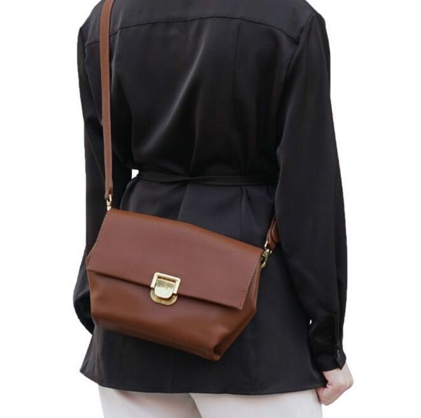 

designer women senior handbags luxury lady temperament shoulder bag new style trapezoid crossbody office worker bag//8