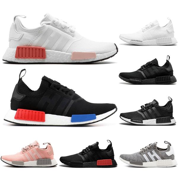 

with socks new designer fashion luxury shoes men nmd r1 oreo japan black women wave runner running mens ultra training sneakers