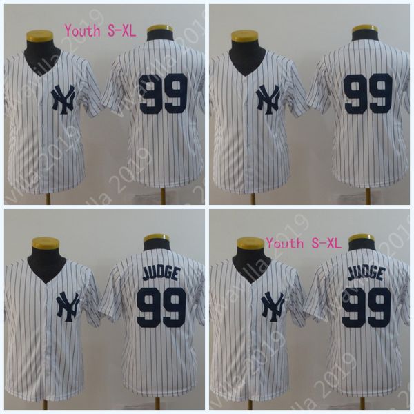

Youth 2019 New York 99 Aaron Judge Yankees Baseball Jerseys Stripe retro Blue Stitched Free Shopping