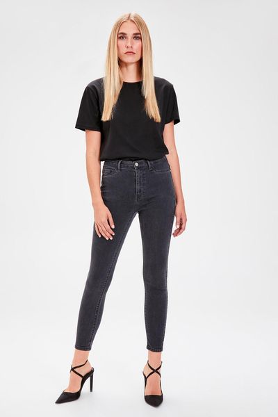 

trendyol антрацит нормальная талия jegging джинсы twoaw20je0011, Blue