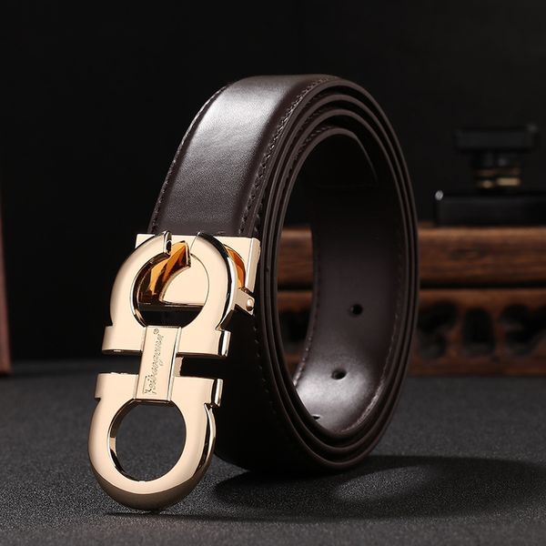 

ttd4e men's plain black smooth buckle handsome inch three- strip men's punching plain black smooth buckle belt handsome inch three, Black;brown