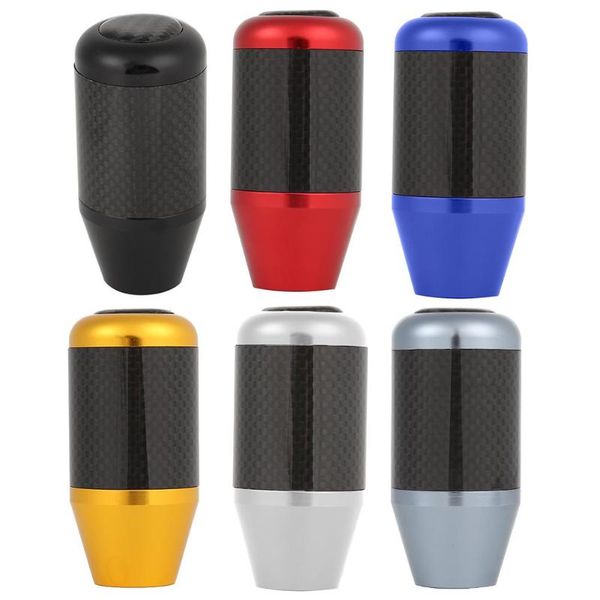 

carbon fiber car gear shift knob manual auto transmission gear stick knob