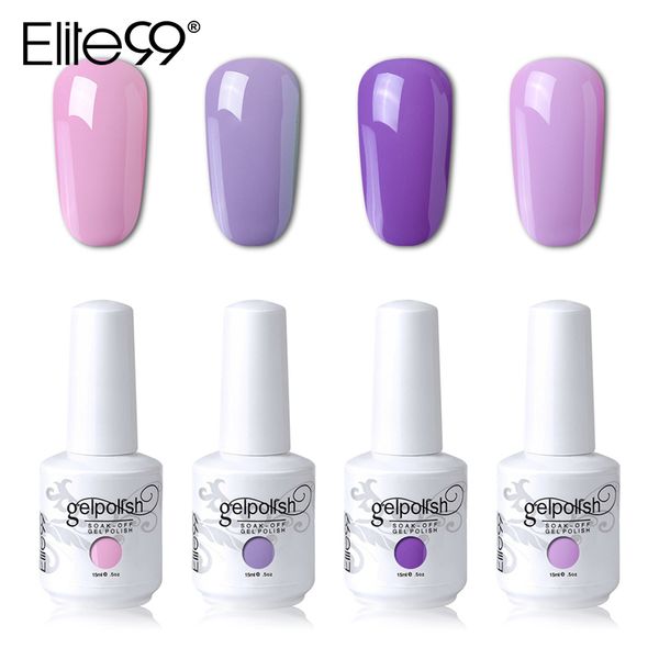 

elite99 15ml gelpolish nail gel soak off uv led gel nail varnishes manicure diy art beauty design polish 4 pieces/lot, Red;pink