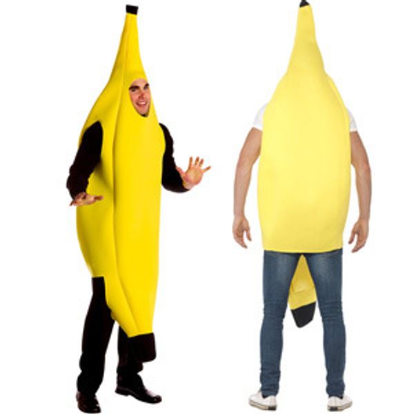 

cosplay funny banana costume men game fantasia clothing props party decorations novelty halloween christmas carnival, Black