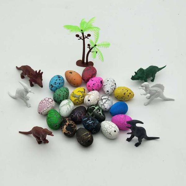 

2x3cm novelty gag toys children toys cute magic hatching growing dinosaur eggs for kids educational toys gifts