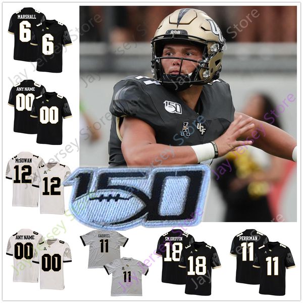 

custom ucf knights football jersey college 21 taj mcgowan 10 titus davis 6 brendon hayes, Black;red