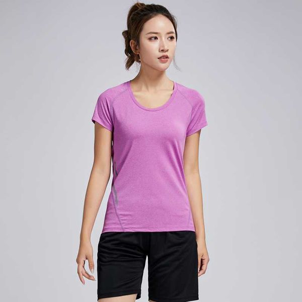 

2019 sports shirts fitness women yoga quick dry short sleeve gym t shirt running training workout slim female shirt clothing, Black;red