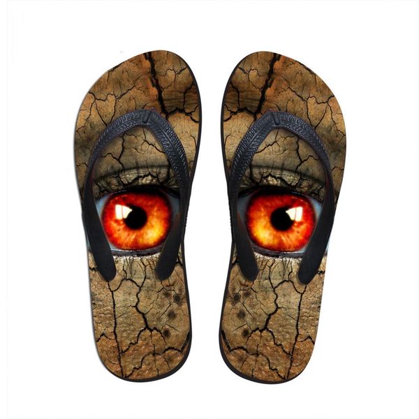 

noisydesigns women flop flops leopard print big eye girls beach sandals platform shoes summer slippers ladies women's flip-flops, Black