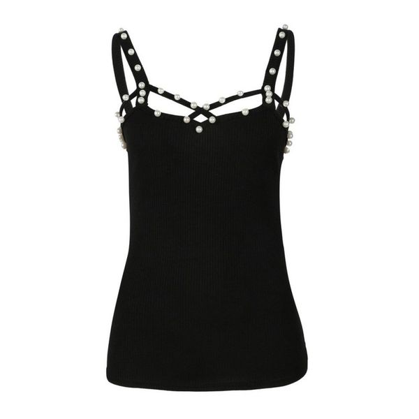 

sleeveless v-neck summer women lace versatile sling camisole strap slim camis, White