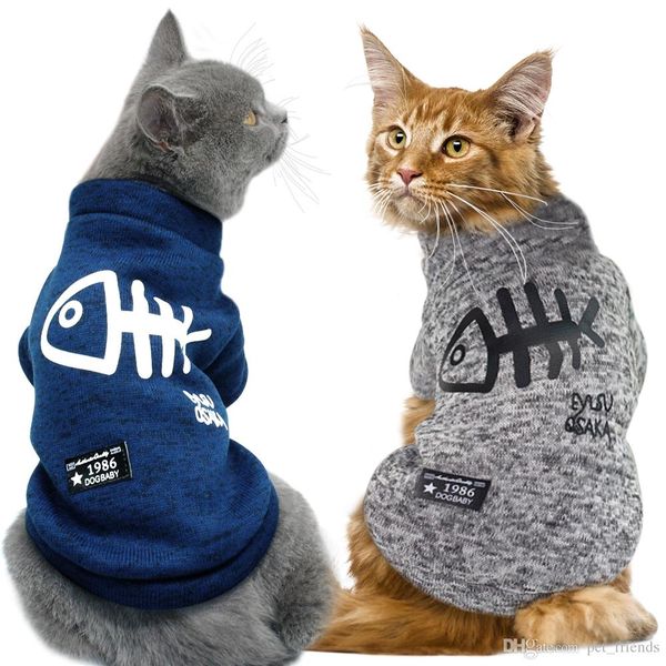 Acheter Vêtements De Chat Mignon Vêtements Pour Animaux De Compagnie Chien Chiot Vêtements Hoodies Pour Petits Chiens De Taille Moyenne Chats Chaton