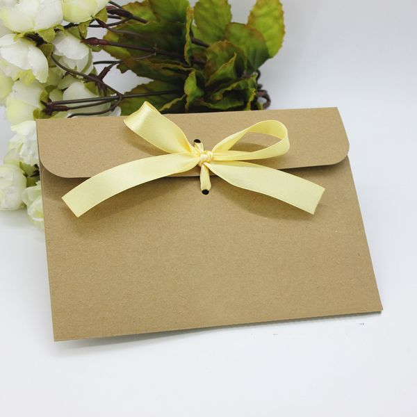 

new decor wedding day evening invitation card envelopes ribbon card holder