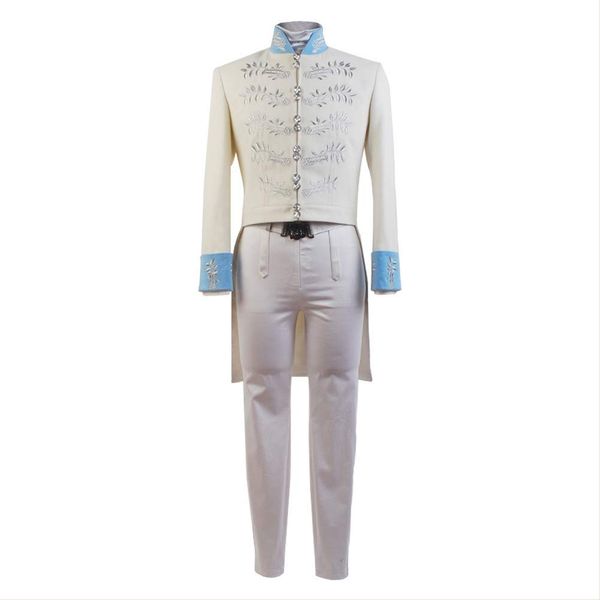 

men's cinderella prince charming outfit cosplay costume, Black;red