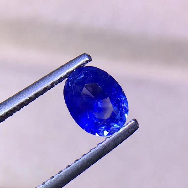 

сапфир gil сертификация 1.14 ct овальная огранка без указания неотапливаемого василька синий сапфир камень свободные драгоценные камни, Black