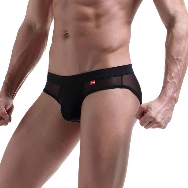 

mesh белье сексуальное скольжению homme модальные трусы горн чехол дышащий трусы quick dry бикини cueca masculina gay трусы, Black;white