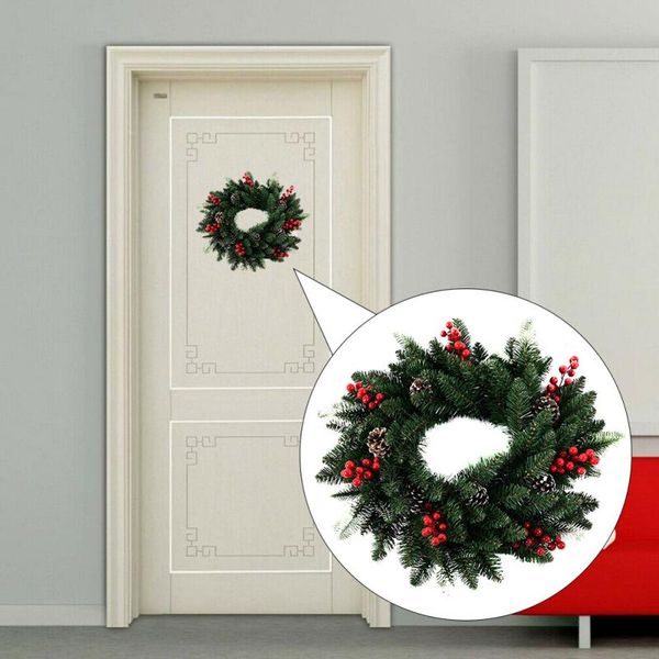 

artificial flower crafts holiday wreath festival door hanging christmas diy wall ornament pe bar party supplies home bedroom