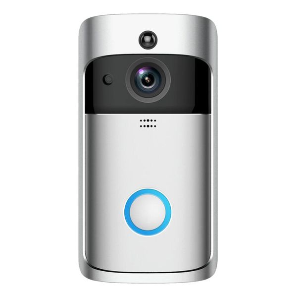 Wi-Fi Camera Camera Inteligente Wi-Fi Vídeo Intercomunicador de Porta Porta Chamada para Apartamentos IR Alarme Sem Fio Color Lens Segurança