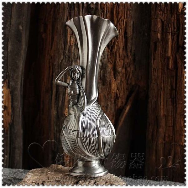 

fashion metal flower furnishings tinwares russia at home decoration vintage timpanums countersmall vase