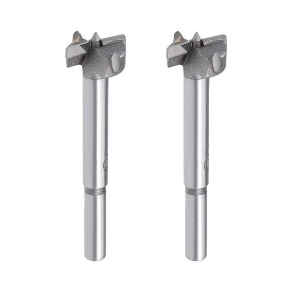 

uxcell forstner wood boring drill bit 20mm dia. hole saw carbide tip round shank cutting for hinge plywood mdf cnc tool 2pcs