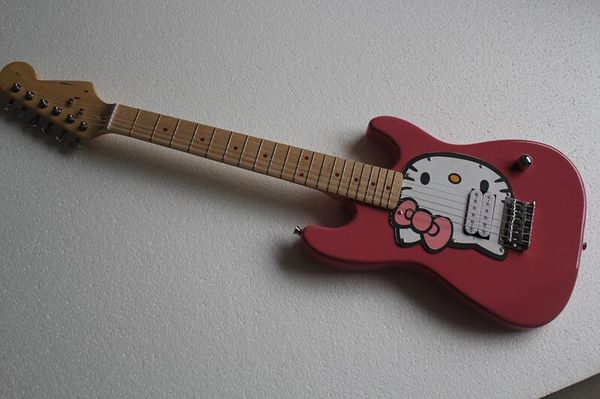 

бесплатная доставка olá kitty st guitarra eletrica, entrega де боа, бесплатный qualidade, боа винд пункт personalizar