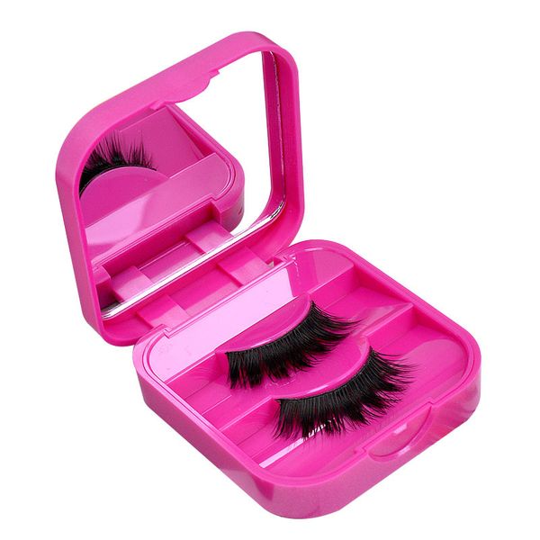 

1pc plastic square eyelashes box customized pair of 3d water mink false eyelashes box g0426