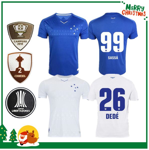 

2019 CRUZEIRO soccer jerseys 19 20 Brazil DE ARRASCAETA FRED ROBINHO THIAGO NEVES football shirt Cruzeiro home Brasil club man woman Camisas